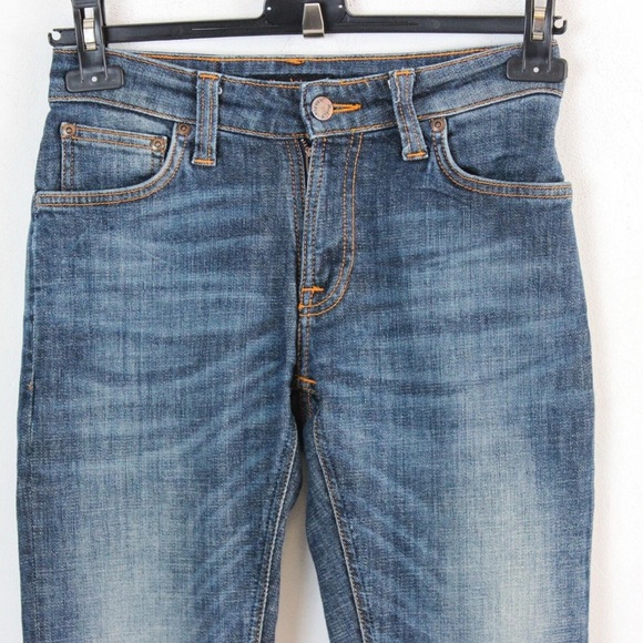 Nudie Jeans Men's Blue Jeans - Picture 2 of 6